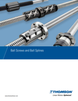 BALL SCREWS, BALL SPLINES, AND ENGINEERING OF THE PRODUCTS
